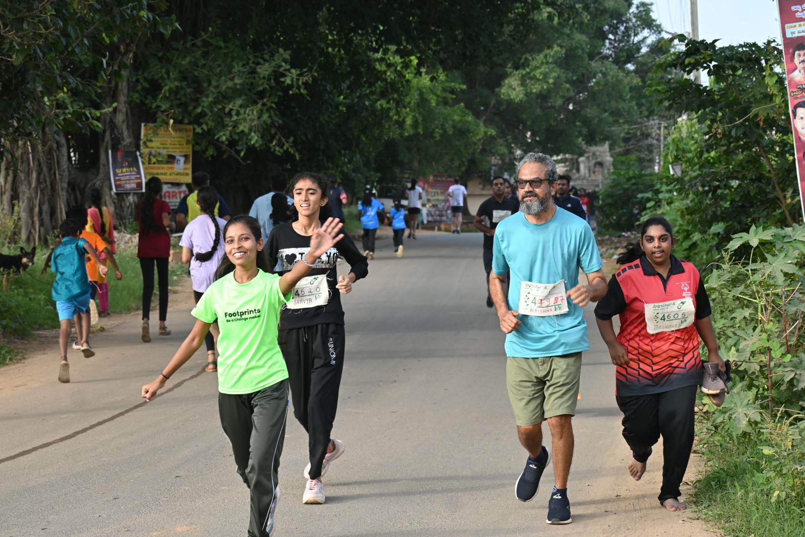 Anandayana Run, 01 June 2025: Thirty children participated, with the team also contributing to the organizing efforts.