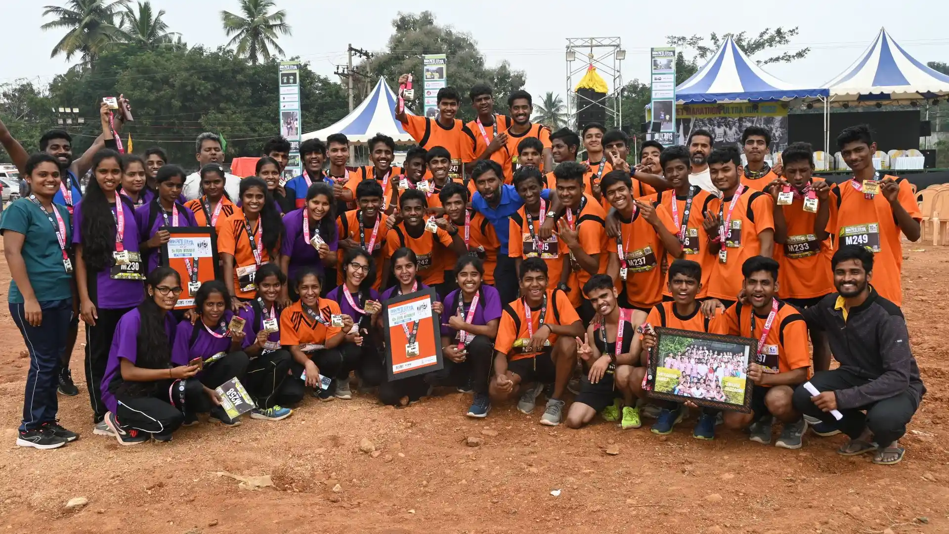 Ranipet Marathon, 18 December 2022: Forty-seven participants ran the 5K and 10K events, with two runners securing 2nd and 3rd place finishes.