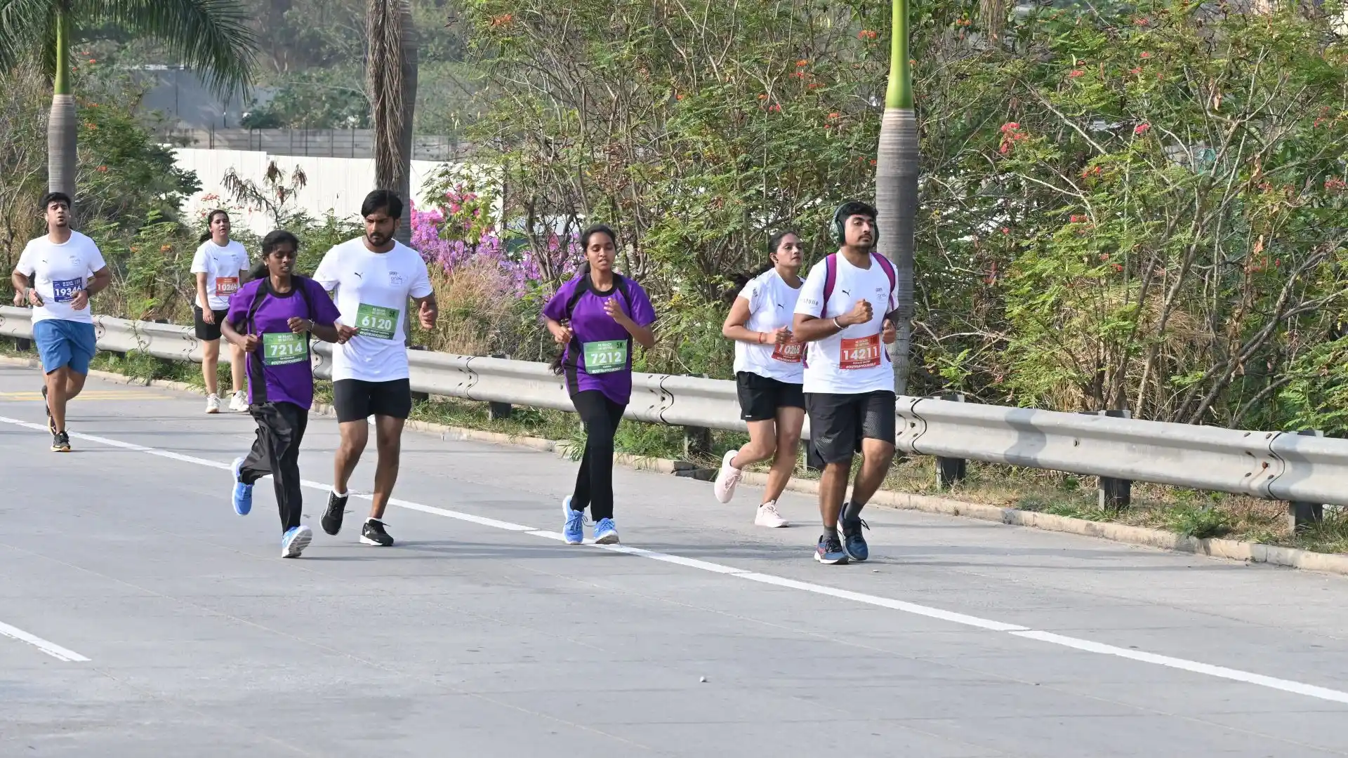 OneEight Marathon, 26 March 2023: Twenty-seven participants joined the challenging 5K running event, featuring tough terrain with uphill and downhill sections.