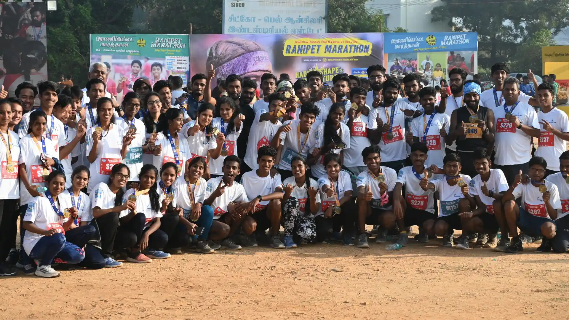 Ranipet Marathon, December 24 2023: Fifty-seven participants enthusiastically joined the 5K and 10K running events, with twelve achieving their personal bests in the 10K, finishing in under 43 minutes.