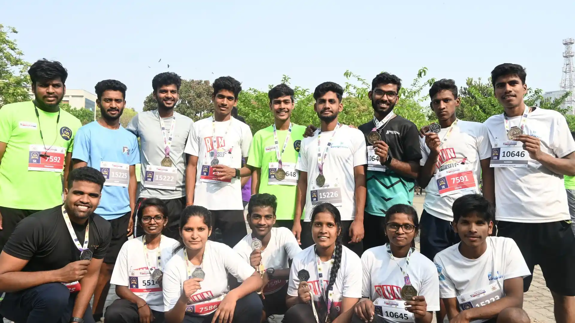 Karnataka Police Run, 10 March 2024: Twenty-eight runners took part, giving their best efforts in the event.